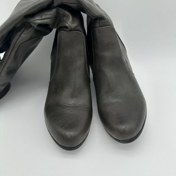 Cliffs By White Mountain Womens Black Faux Leather Boots Size 9M ID 036-C18354 - Picture 2 of 6